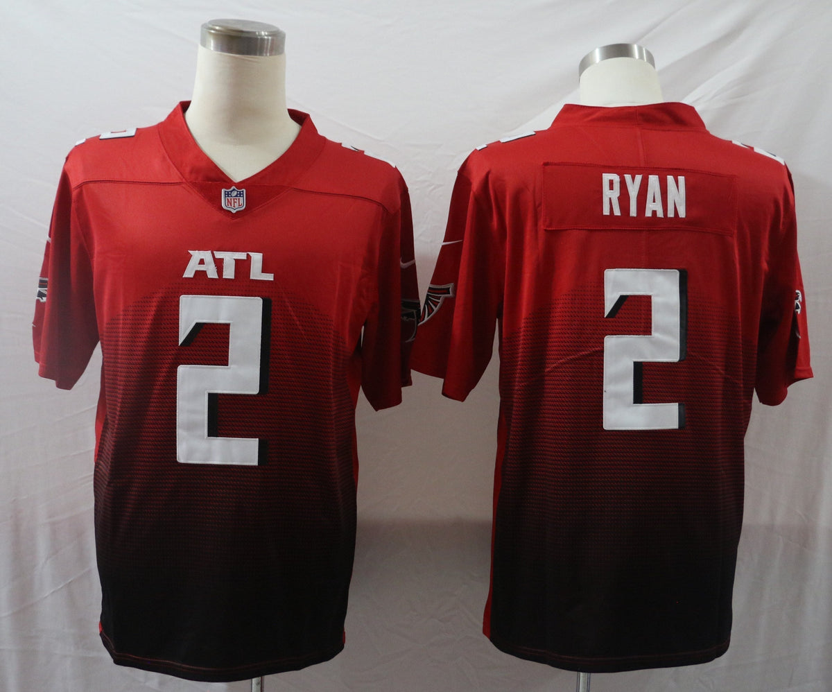 Men's Atlanta Falcons Matt Ryan Red 2nd Alternate Game Jersey