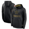 Men's Dallas Cowboys 2020 Salute to Service Hoodie Black