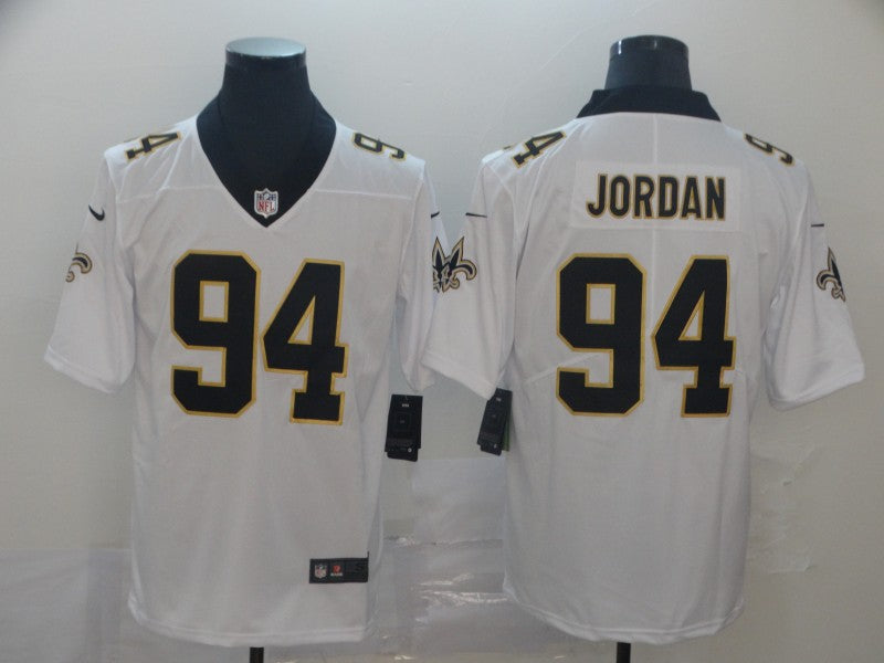 Men's New Orleans Saints Cameron Jordan #94 White Game Jersey1