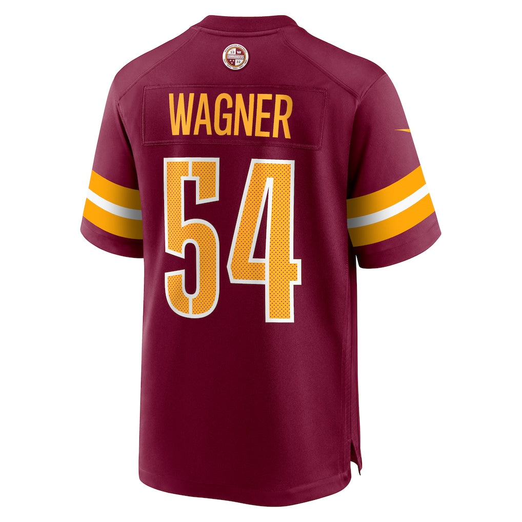 W.Commanders #54 Bobby Wagner Burgundy Game Jersey