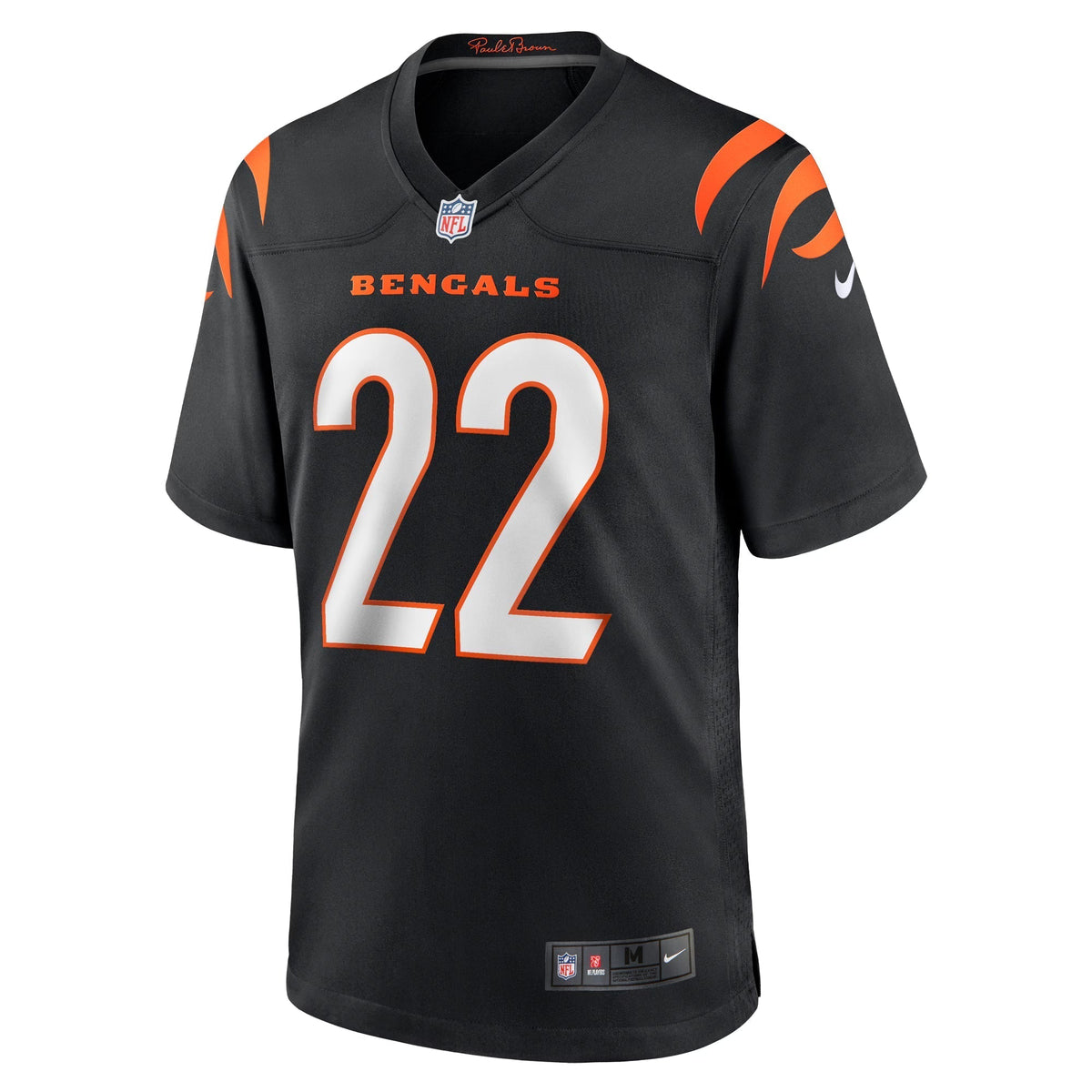 Cincinnati Bengals Geno Stone Black Game Jersey