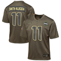 Youth Seattle Seahawks Jaxon Smith-Njigba  Olive 2025 Salute to Service Game Jersey