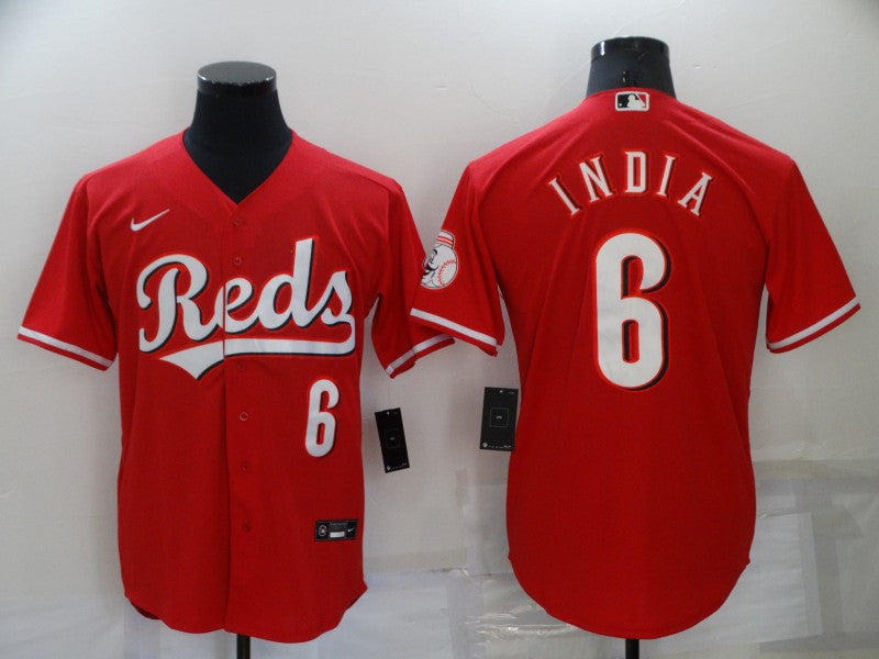 Men's Cincinnati Reds Jonathan India Red Replica Baseball Jersey