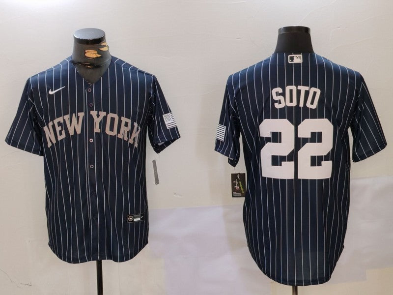 Men's New York Yankees Juan Soto Navy Player Jersey