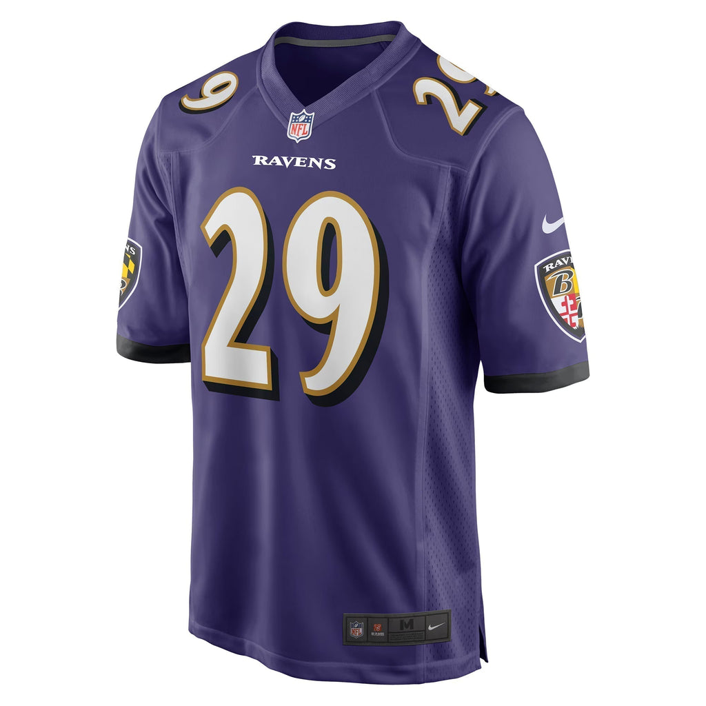 Baltimore Ravens Ar'Darius Washington Purple Player Game Jersey