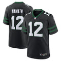 New York Jets Joe Namath Legacy Black Alternate Retired Player Game Jersey