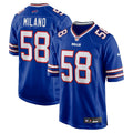 Matt Milano Buffalo Bills  Game   Jersey - Royal
