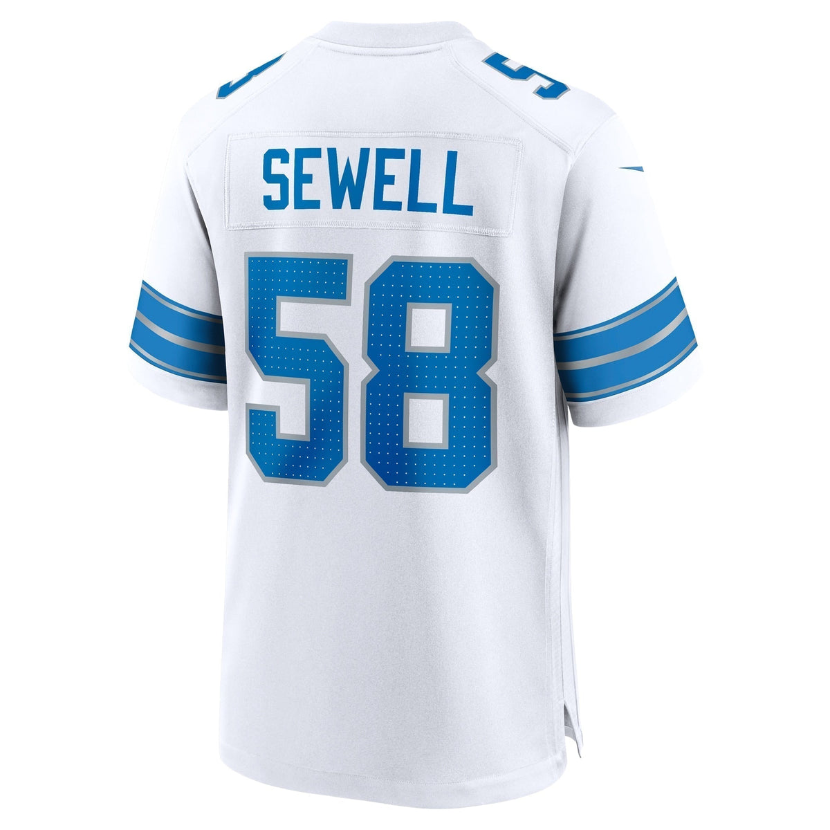 Penei Sewell Detroit Lions  Game Jersey -  White