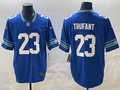 Men's Seattle Seahawks Marcus Trufant #23 Royal Alternate Game Jersey