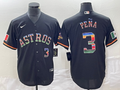 Men's Houston Astros Jeremy Pena Black Replica Baseball Jersey