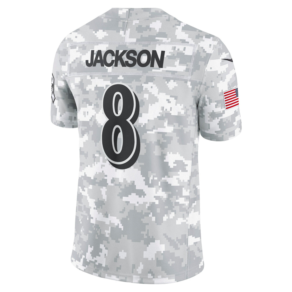 Lamar Jackson Baltimore Ravens  2024 Salute to Service Limited Jersey - Arctic Camo
