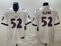 Men's Baltimore Ravens Ray Lewis White Game Jersey