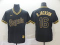 Men's Kansas City Royals Bo Jackson Black Replica Baseball Jersey