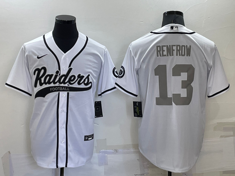 Men's Las Vegas Raiders Hunter Renfrow White Player Jersey Joint Edition