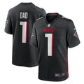 Number 1 Dad Atlanta Falcons  Game Jersey - Black