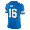 D.Lions #16 Jared Goff Blue Vapor F.U.S.E. Limited Jersey