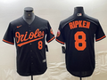 Men's Baltimore Orioles Cal Ripken Jr. #8 Black Replica Baseball Jersey1