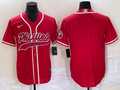 Men's Philadelphia Phillies Red Replica Blank Jersey1 Joint Edition