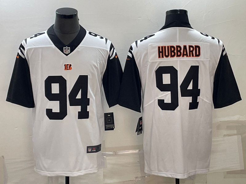 Men's Cincinnati Bengals Sam Hubbard White Game Jersey