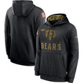 Men's Chicago Bears  2020 Salute to Service Hoodie1 Black