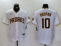 Men's San Diego Padres Jurickson Profar White Replica Player Jersey