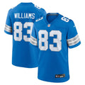 Isaiah Williams Detroit Lions  Game Jersey -  Blue