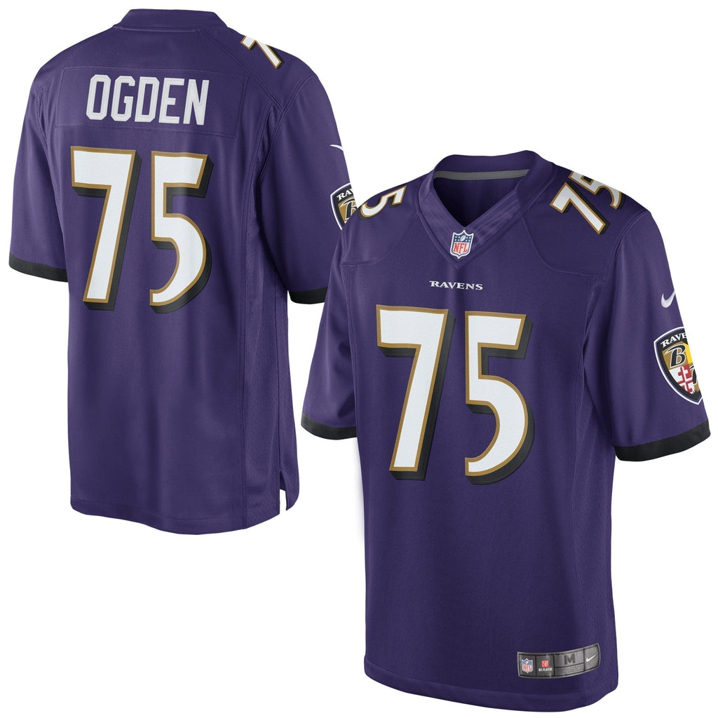Jonathan Ogden Baltimore Ravens  Retired   Limited Jersey - Purple