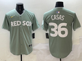 Men's Boston Red Sox Triston Casas Gray 2025 City Connect Limited Player Jersey