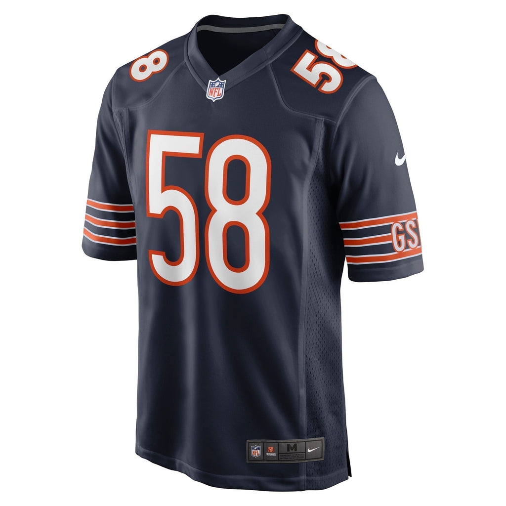 Darnell Wright Chicago Bears 2023  Draft First Round Pick Game Jersey - Navy