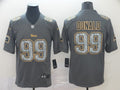 Men's Los Angeles Rams Aaron Donald #99 Gray Player Game Jersey1