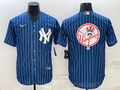 Men's New York Yankees1 Blue Replica Team Jersey