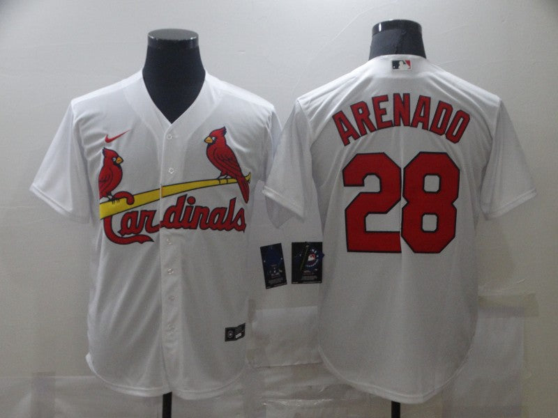 Men's St. Louis Cardinals Nolan Arenado White Replica Baseball Jersey