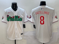 Men's Philadelphia Phillies Nick Castellanos White Game Jersey
