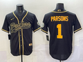 Men's Green Bay Packers Micah Parsons #1 Black Game Jersey