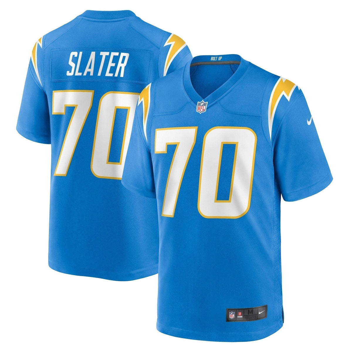 Rashawn Slater Los Angeles Chargers  2021  Draft First Round Pick Game Jersey - Powder Blue