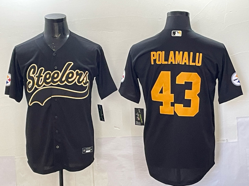 Men's Pittsburgh Steelers Troy Polamalu Black Vapor F.U.S.E. Limited Jersey