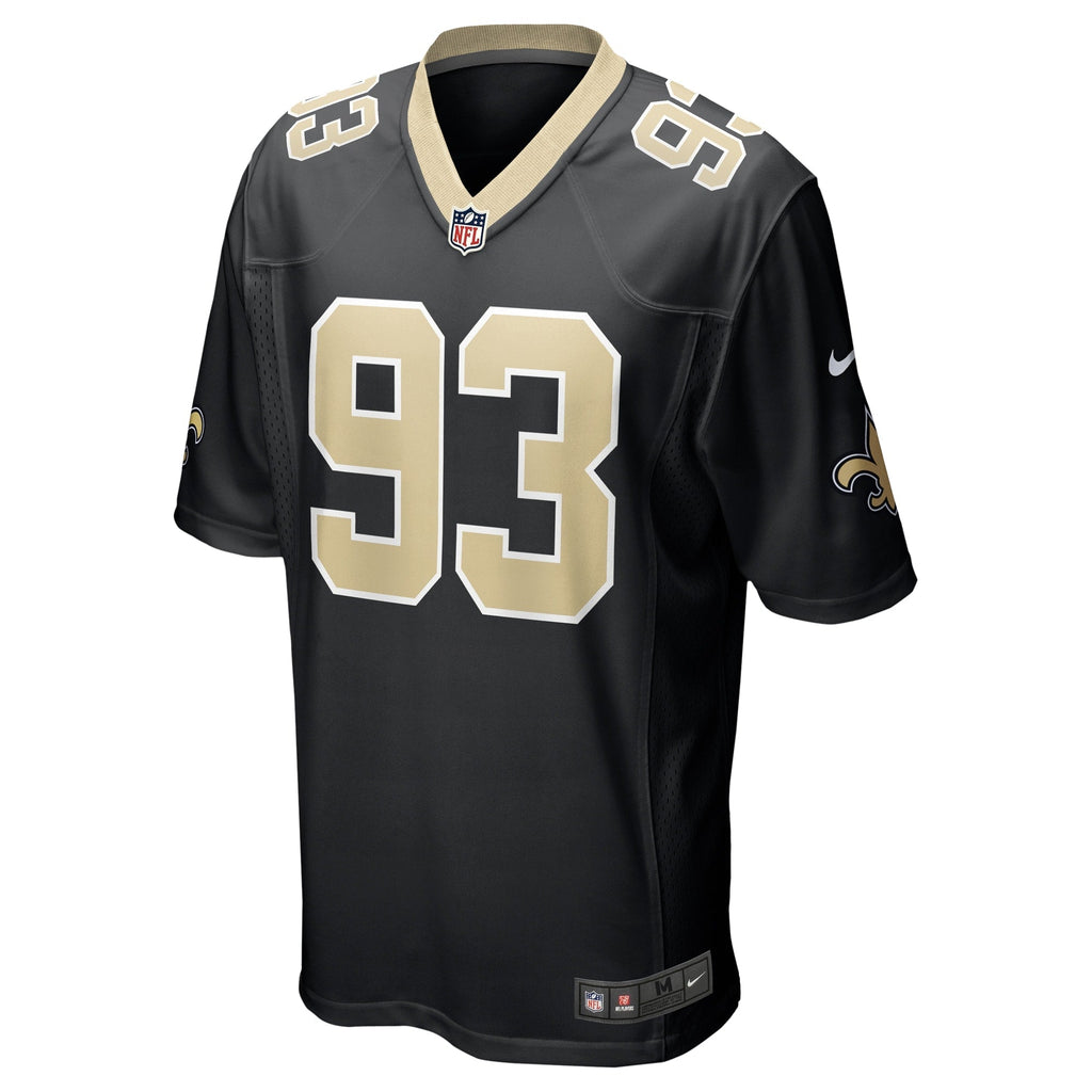Nathan Shepherd New Orleans Saints  Game Jersey - Black
