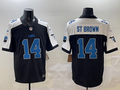 Men's Detroit Lions Amon-Ra St. Brown Black Game Player Jersey