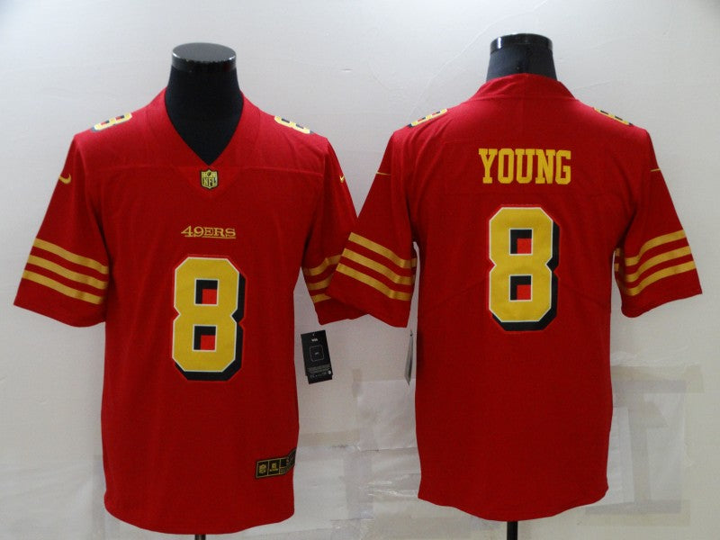 Men's San Francisco 49ers Steve Young Red Player Game Jersey