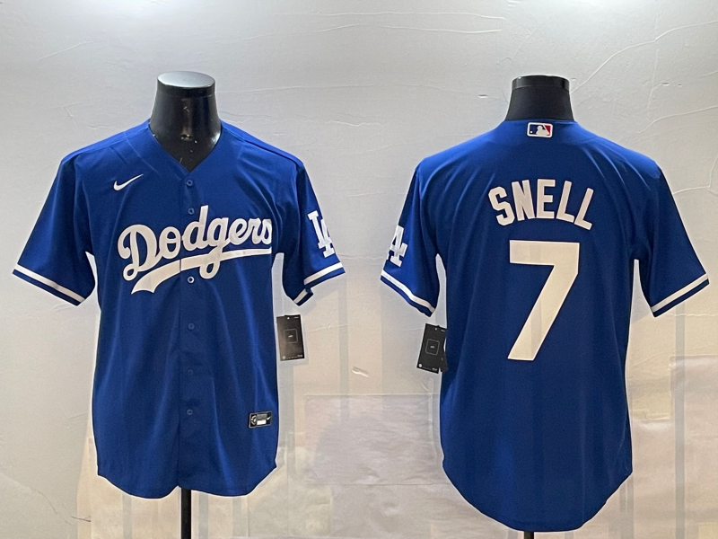 Men's Los Angeles Dodgers Blake Snell Royal Replica Player Jersey