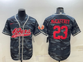Men's San Francisco 49ers Christian McCaffrey Grey Camouflage Player Jersey Joint Edition