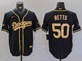 Men's Los Angeles Dodgers Mookie Betts Black Player Jersey