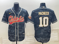 Men's Kansas City Chiefs Isiah Pacheco Grey Camouflage Game Jersey Joint Edition