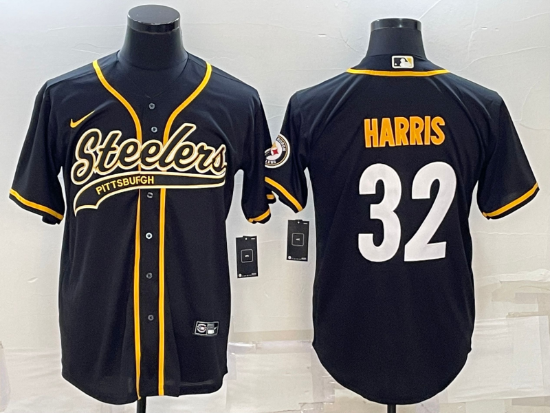 Men's Pittsburgh Steelers Franco Harris Black Vapor Limited Jersey