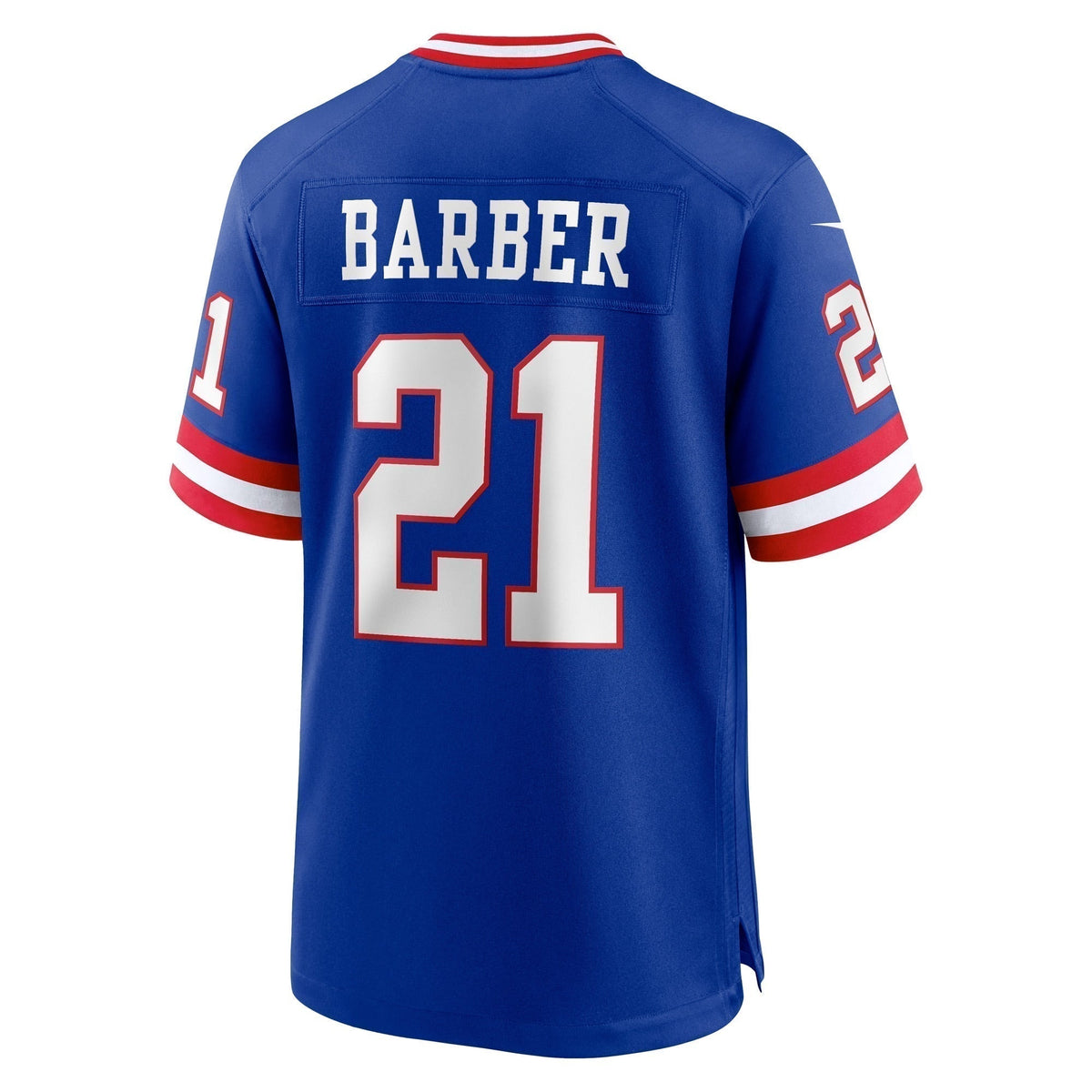 Tiki Barber New York Giants  Classic Retired   Game Jersey - Royal