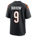 C.Bengals #9 Joe Burrow Black Player Game Jersey