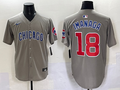Men's Chicago Cubs Shota Imanaga #18 Gray Limited Player Jersey