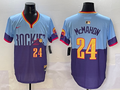 Men's Colorado Rockies Ryan McMahon #24 Purple/Light Blue 2025 City Connect Limited Player Jersey1