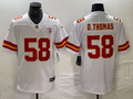 Men's Kansas City Chiefs Derrick Thomas White Game Player Jersey