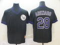 Men's Colorado Rockies Nolan Arenado Black Replica Player Jersey